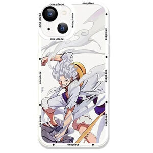 Monkey D. Luffy One Piece Transparent Phone Case for Apple‎ iPhone 13 Clear 6.1"
